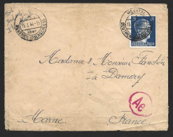 Allemagne-Enveloppe Mechtal 1944 - Lettres & Documents