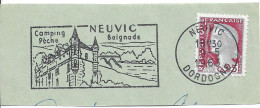 FRANCE. POSTMARK. CASTLE. NEUVIC - 1961-....