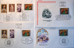 Autriche Austria - 4 FDC Christkindl II - FDC