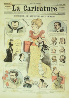 La Caricature 1883 N°164 Le Ministre Au Gymnase Robida Alphonse Daudet Loys Trock - Magazines - Before 1900