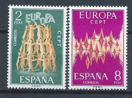 Espagne YT 1744-1745 Neuf Sans Charnière - XX - MNH Europa 1972 - Ongebruikt