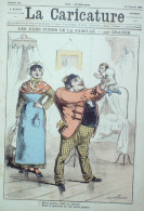 La Caricature 1883 N°165 Joies De La Famille Draner être Aspirant Gino Trock Loys - Riviste - Ante 1900