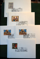 Autriche Austria - 9 Austrian Cards POST Christkindl - FDC