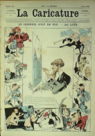 La Caricature 1883 N°166 Dernier Coup De Feu Loys Antiquaille Caran D'Ache Loys Trock - Zeitschriften - Vor 1900