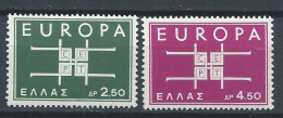 Grèce YT 799-800 Neuf Sans Charnière - XX - MNH Europa 1963 - Ungebraucht