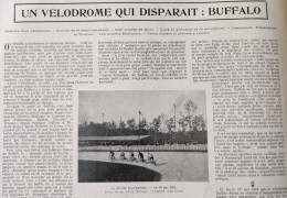 1899 CYCLISME - UN VÉLODROME QUI DISPARAIT - BUFFALO - LES VIEUX DE LA VIEILLE - LA VIE AU GRAND AIR - Revues Anciennes - Avant 1900