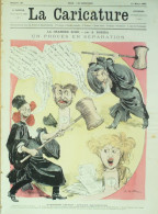 La Caricature 1883 N°167 Procès En Séparation Chambre Rose Robida Névroses Trock Draner - Riviste - Ante 1900