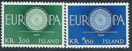 Islande YT 301-302 Neuf Sans Charnière - XX - MNH Europa 1960 - Ongebruikt
