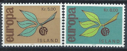 Islande YT 350-351 Neuf Sans Charnière - XX - MNH Europa 1965 - Ungebraucht