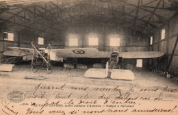 Camp D'Avord (Cher) Centre Militaire D'Aviation - Hangar à Aéroplane (Blériot Type XI) Phototypie Combier - ....-1914: Precursores