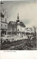 Cluj - Mihai Viteazul Square (Pobeda Car As Taxi) - Rumänien