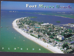 United States PPC Fort Myers Beach Florida PALM BEACH 2000 HØRSHOLM Denmark Mi. 2831 PACIFIC Exhibition (2 Scans) - Fort Myers