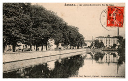 Epinal - Les Grands Moulins Et Rue De Nancy - Epinal
