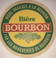Ile De La REUNION - Ancien Sous Bock Bière Bourbon - Brasserie De Bourbon - Beer Mats