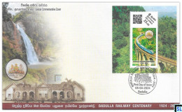 Sri Lanka Stamps 2024, Badulla Railway, Nine Arch Bridge, Elle, SFDC Folder - Sri Lanka (Ceilán) (1948-...)