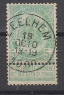 COB 56 Oblitération Centrale ZEELHEM - 1893-1907 Wapenschild