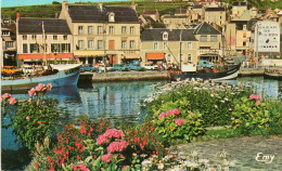 (14) PORT EN BESSIN Le Bassin Et Le Quai Felix Faure Voiture Auto Car 2cv R12 R4 Simca  Peugeot (Calvados) - Port-en-Bessin-Huppain