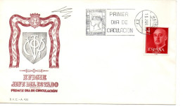 ESPAÑA SPAIN SPD FDC 1975 BASICA DE FRANCO - Brieven En Documenten