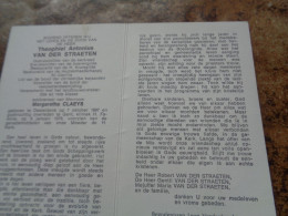 Doodsprentje/Bidprentje  Theophiel Antonius VAN DER STRAETEN  Desteldonk 1897-1976 Gent (Wdr Margaretha CLAEYS) - Religión & Esoterismo