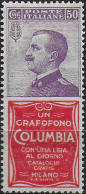 1924-25 Italia Pubblicitari 50c. Columbia Bc MNH Sassone N. 11 - Autres & Non Classés