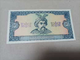 Billete UCRANIA, 5 HYRVEN, Año 1992, UNC - Oekraïne