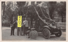 Fête De CULOZ (Ain) 11 Août 1935 - Orchestre Jojo-Jaz Devant Un Camion Fleuri "9112-AB1" - Carte-Photo, écrit (2 Scans) - Unclassified