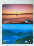 2 CARDS FIDJI  01FJC   01FJB - Fidschi