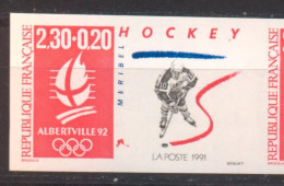 J.O. D'Albertville Hockey YT 2677 De 1991 Sans Trace Charnière - Non Classés
