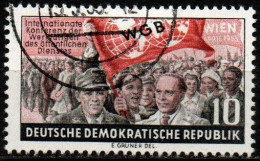 DDR 1955 - Mi.Nr. 452 I - Gestempelt Used - Plattenfehler - Abarten Und Kuriositäten