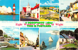 R526615 Eight Wonders Of The Isle Of Wight. Needles. Newchurch. Ryde. Cowes. G. - Welt