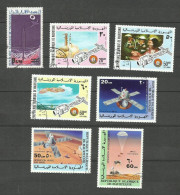 MAURITANIE POSTE AERIENNE N°150, 161 à 163, 175 à 177 Cote 5.80€ - Mauritania (1960-...)