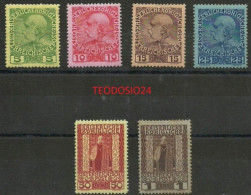 Créte Creta .- AUSTRIA 1908-1914  Oficinas Exteriores   YT 15/20 * MLH - Nuevos