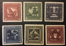 AUSTRIA 1926.-Michel # 488 I - 493 I..MLH...Mi CV - 30 Euro - Unused Stamps