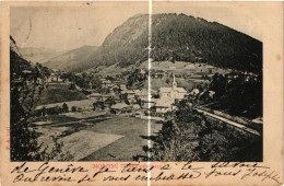 74 . MORZINE . VUE GENERALE . 1903    (Trait Blanc  Pas Sur L'original ) - Morzine