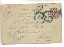 AIX EN PROVENCE Bouches Du Rhône CAD Sur Entier 10c Mouchon Pour La Russie 1903    ....G - Other & Unclassified