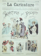 La Caricature 1883 N°178 Martyrs Du Pschutt Draner à Robinson Tinant Sorel Trock - Magazines - Before 1900