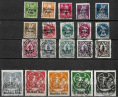 Alemania REICH 1920 - Mi 119-138 - "Bayern-Abschied" - Juego Completo. - Used Stamps