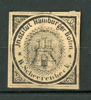 ALLEMAGNE - POSTE PRIVÉE (INSTITUT HAMBURGER BOTEN) H. SCHEERENBECK  N° Yvert - (*) - Altri & Non Classificati