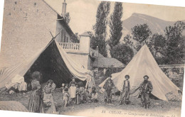 CULOZ (Ain) - Campement De Bohémiens - Gens Du Voyage, Tsiganes - Ecrit 1915 (2 Scans) - Unclassified