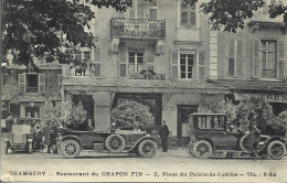 1B  ---  73  CHAMBERY  Restaurant Du Chapon Fin   Automobiles - Chambery