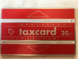 SUISSE    TAXCARD  201A   WITH CROSS - Schweiz