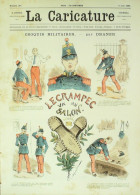 La Caricature 1883 N°180 Le Crampec Au Salon Croquis Militaires Draner Théâtre De Gif Robida - Zeitschriften - Vor 1900