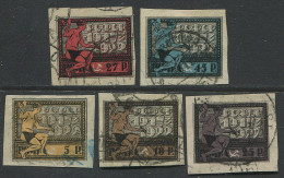 Russia:Used Stamps Serie 5 Years From October Revolution, Normal Paper, 1922 - Usati