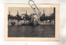 PHOTO AVION AVIATION HYDRAVION SUD-EST SE.200  AMPHITRITE AU VIEUX PORT DE MARSEILLE LE 02 SEPTEMBRE 1946 - Aviazione