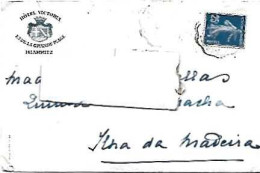 France & Marcofilia, Biarritz, Hotel Victoria Et La Grand Plage, Camacha, Ilha Da Madeira (686668) - Cartas & Documentos