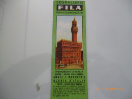 Segnalibro "FILA MONUMENTI INTERESSANTI Firenze Palazzo Della Signoria" - Bookmarks