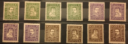 DINAMARCA 1924 YT 153 A 164 VC 85 EUROS * - Neufs