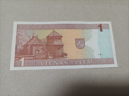 Billete De Lituania De 1 Litas, Año 1994, Serie AAA, UNC - Lithuania