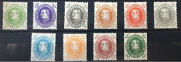 DINAMARCA 1930  * YT 197/206. . Cat. 130 €. - Unused Stamps