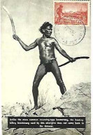 Australia  & Maximum Card, Centenary Of Victoria, The Hunting Killing Boomerang, Perth 1957 (686861) - Maximum Cards